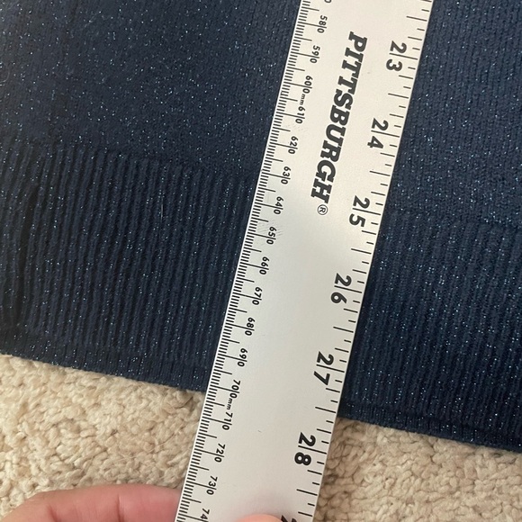 Apt 9 navy blue glittery sweater - Picture 2 of 3